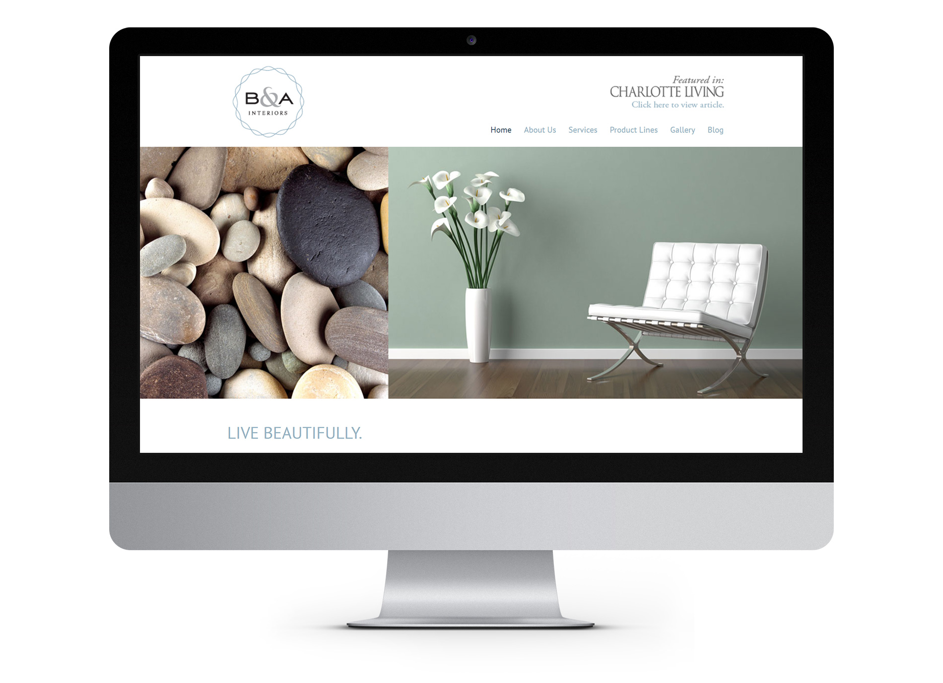 B&A Interiors Website Development