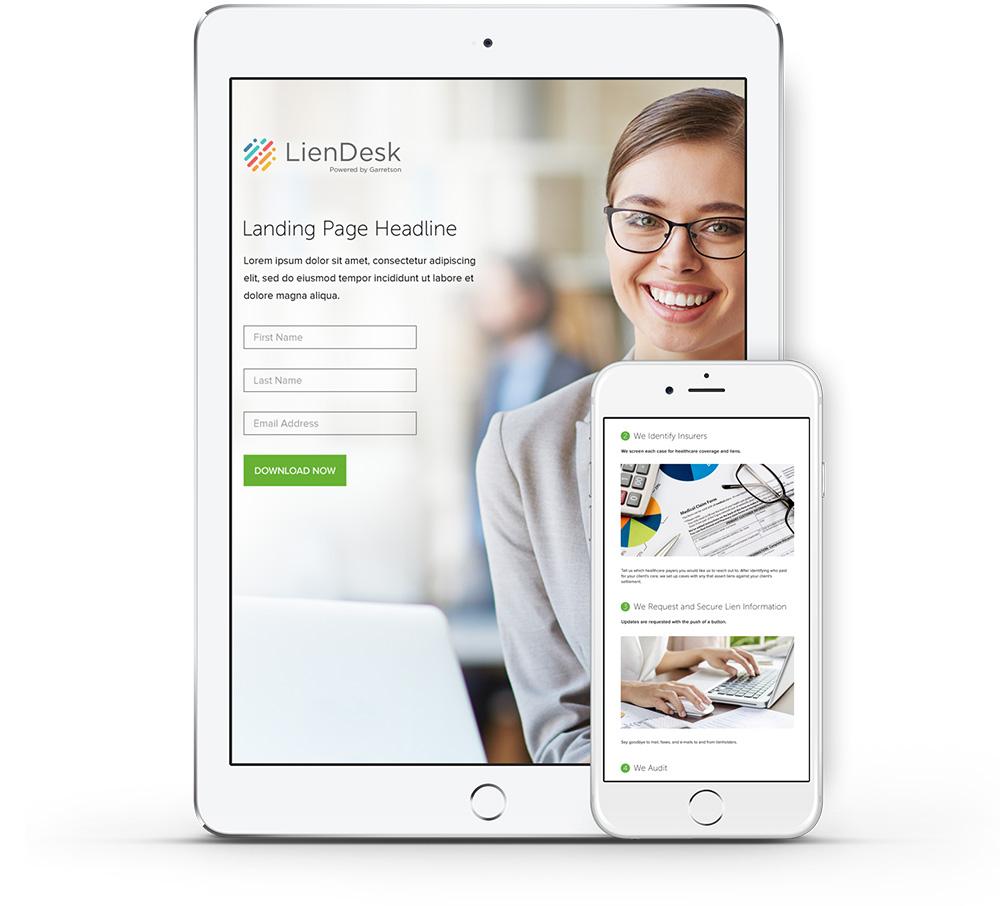 LienDesk HubSpot Mobile Template Development