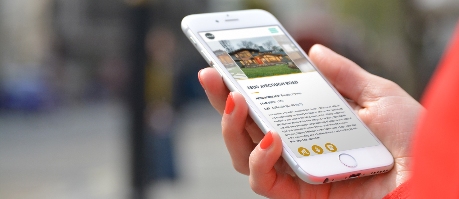 Mad About Modern mobile website