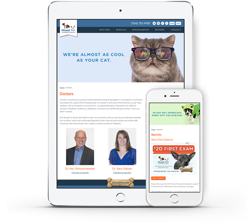 Mixed Pet mobile web development