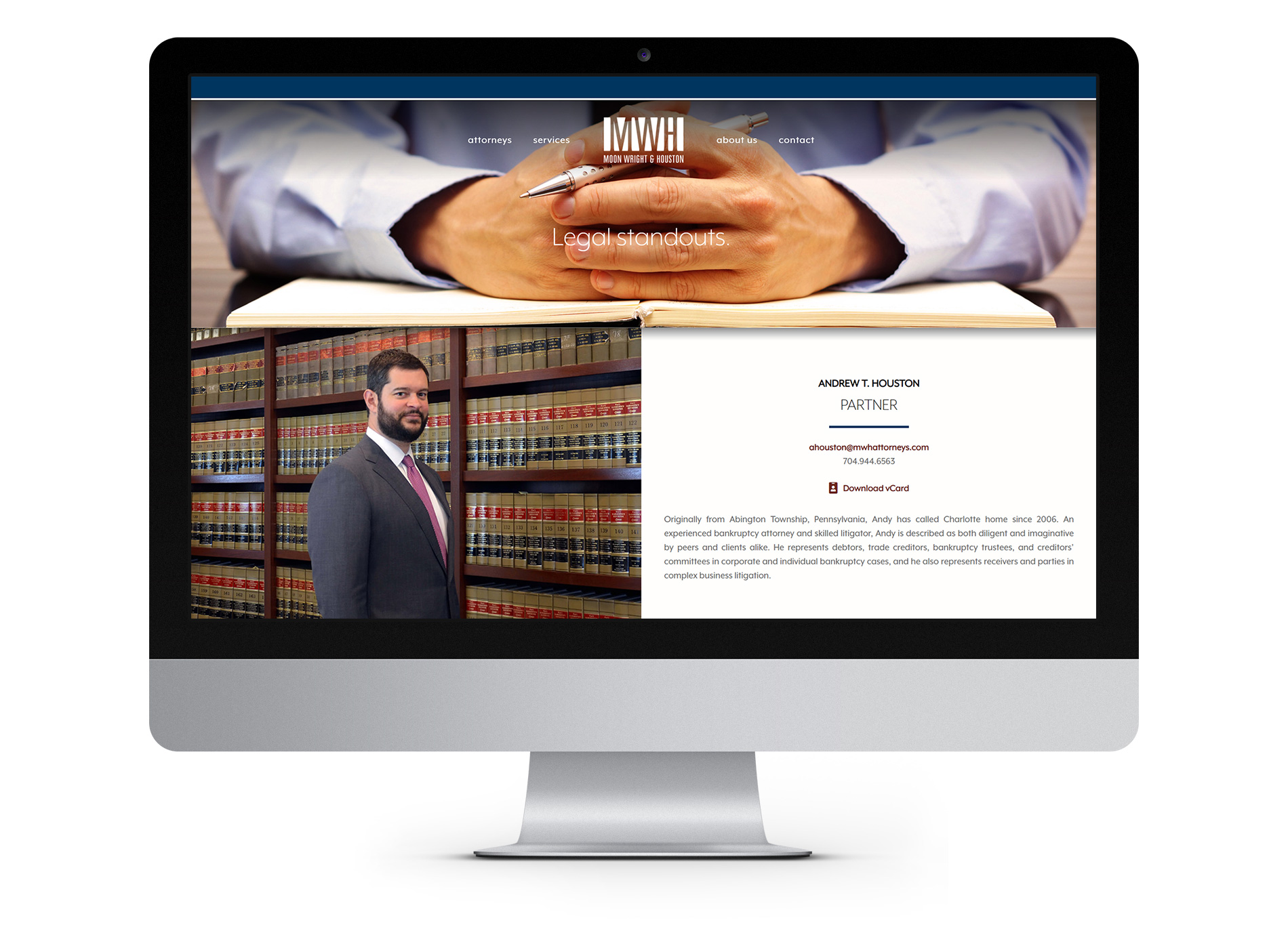Moon Wright & Houston website development