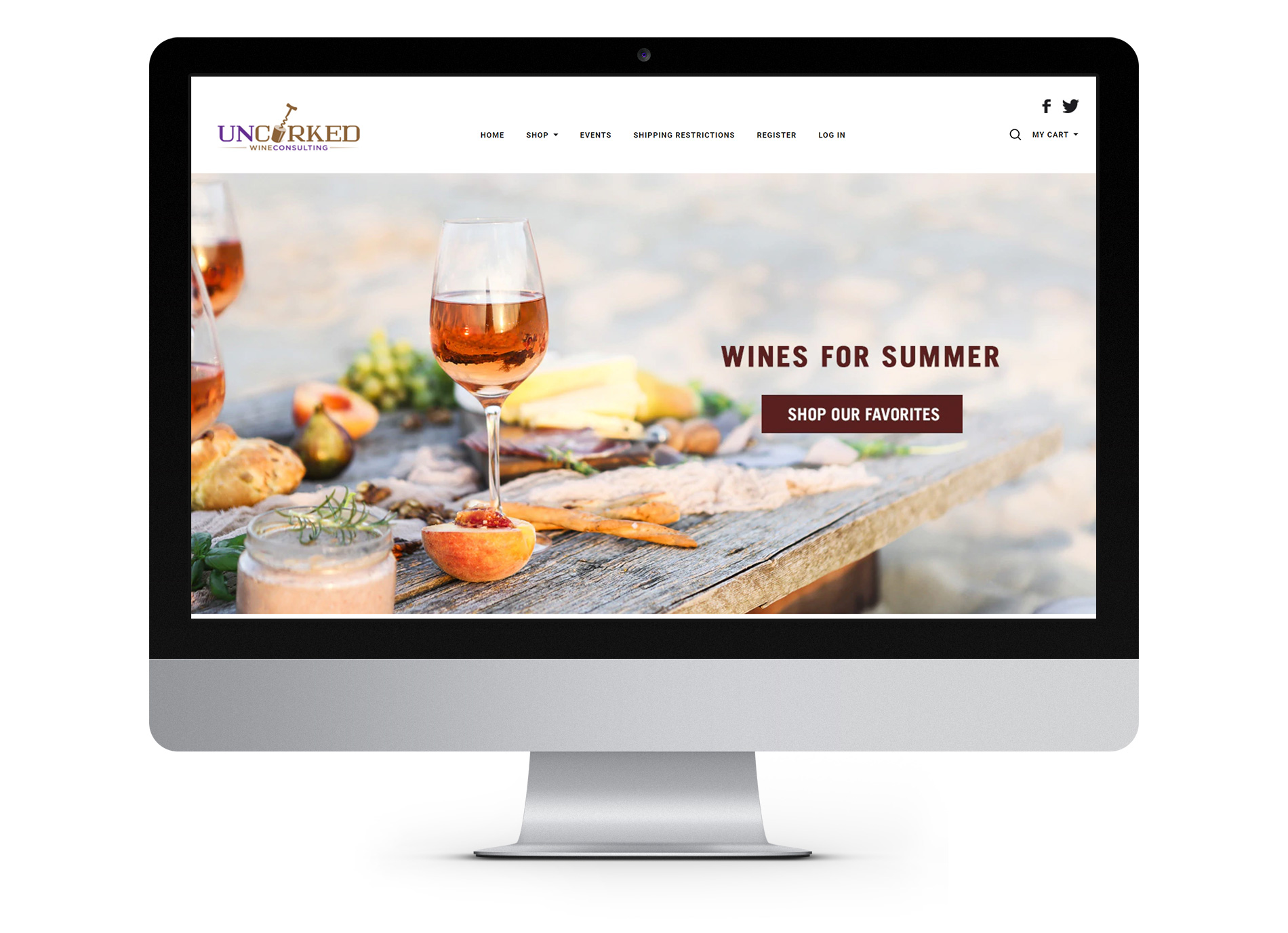 Uncorked ecommerce web development